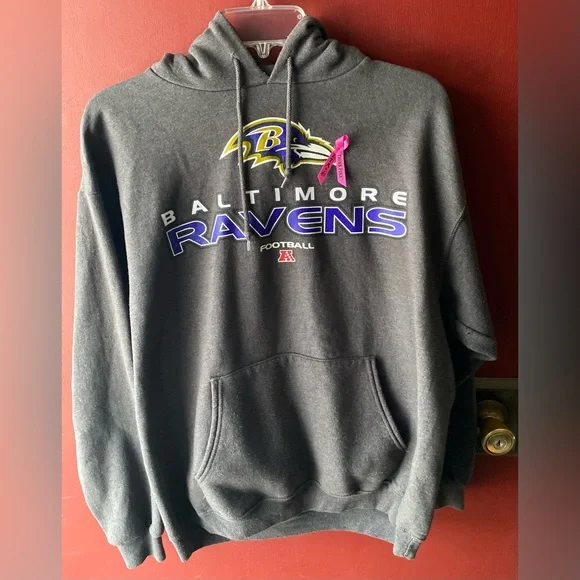 Baltimore Ravens NFL Tram Apparel Hoodie Size M Sweatshirts & Hoodies